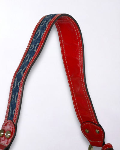 Vintage Guess Bag Denim | Y2K Monogram Shoulder Purse