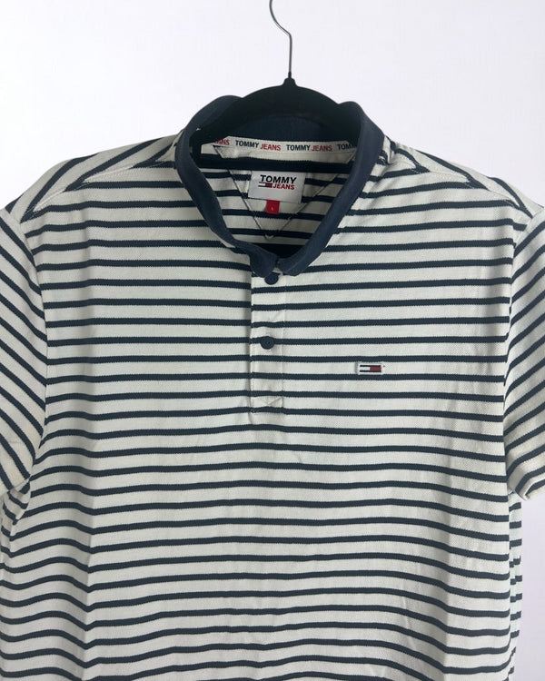 Vintage Tommy Hilfiger Jeans Polo Shirt Size L - Y2K Designer Casual