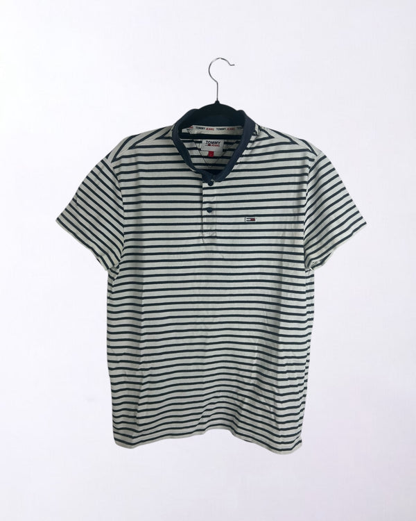 Vintage Tommy Hilfiger Jeans Polo Shirt Size L - Y2K Designer Casual