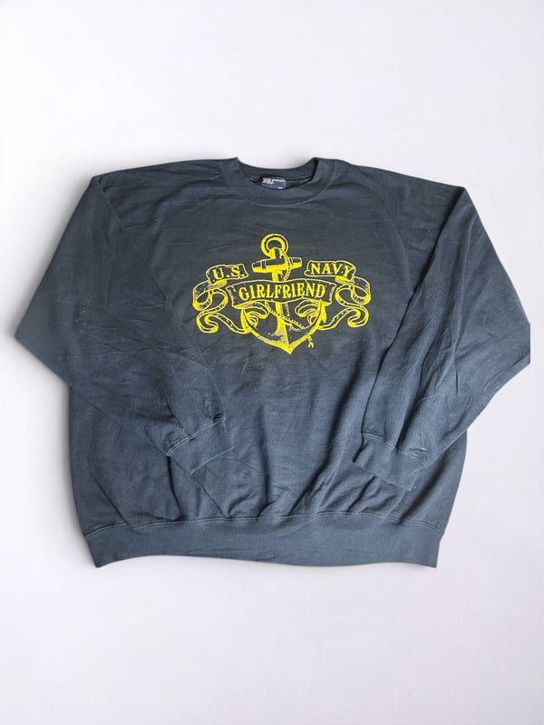 Vintage US Navy Crewneck Sweatshirt Size XXL
