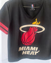 NBA Miami Heat Top Size S Logo Y2K