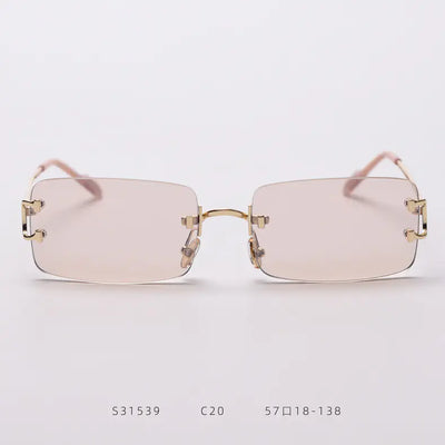 Retro Frameless Sunglasses Lyons Way