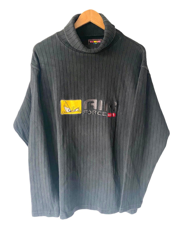 black Tweety looney tunes turtle neck sweater size L by Lyons way | Online Handpicked Vintage Clothing Store - available on lyonsway.com for 54.95 . Perfect for BLAck, L, LOONEY TUNES, LOONEY TUNES/ WARNER BROS, SIZE L, €55-€75 .