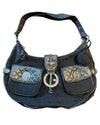 Black Vintage Guess Bag Y2K Monogram Shoulder Bag - Lyons way | Online Handpicked Vintage Clothing Store