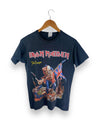 Black Vintage Iron Maiden Trooper Graphic Shirt Size S - Lyons way | Online Handpicked Vintage Clothing Store