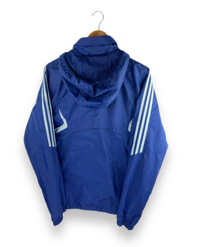 Blue Adidas Windbreaker Jacket Size M by ADIDAS - available on lyonsway.com for 34.95 . Perfect for ADIDAS, BABY BLUE, €25-€55 .