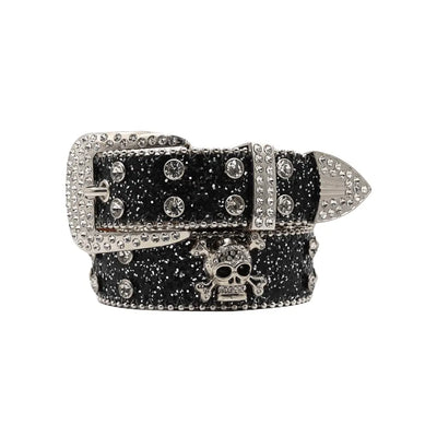 Y2K Skull Belt Pink/Black