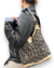 Large Denim Black Vintage Guess Bag Monogram Y2K Lyons Way - Lyons way | Online Handpicked Vintage Clothing Store