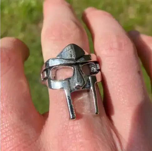 MF Doom Ring by Lyons way | Online Handpicked Vintage Clothing Store - available on lyonsway.com for 10.92 . Perfect for accessory,jewelry,ring .