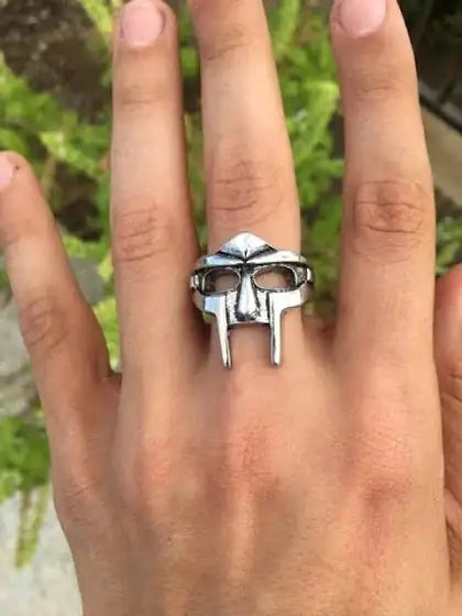 MF Doom Ring by Lyons way | Online Handpicked Vintage Clothing Store - available on lyonsway.com for 10.92 . Perfect for accessory,jewelry,ring .