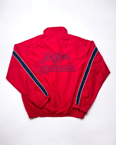 MLB St. Louis Cardinals Jacket Size M by Vintage USA Sports - Baseball Jacket available on lyonsway.com for 85.00 . Perfect for M,RED,SIZE M,€75-€100 .