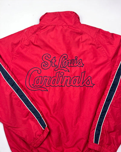 MLB St. Louis Cardinals Jacket Size M by Vintage USA Sports - Baseball Jacket available on lyonsway.com for 85.00 . Perfect for M,RED,SIZE M,€75-€100 .