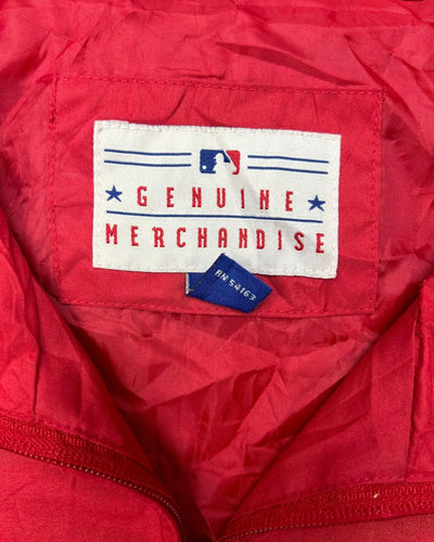 MLB St. Louis Cardinals Jacket Size M by Vintage USA Sports - Baseball Jacket available on lyonsway.com for 85.00 . Perfect for M,RED,SIZE M,€75-€100 .