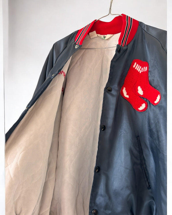 Red Sox Varsity Jacket 1918 World Champion Boston Tupfer Size L by Vintage USA Sports - VARSITY JACKET available on lyonsway.com for 265.00 . Perfect for ABOVE €125, L, RED SOX, size L, ULTRA RARE, varsity jacket .