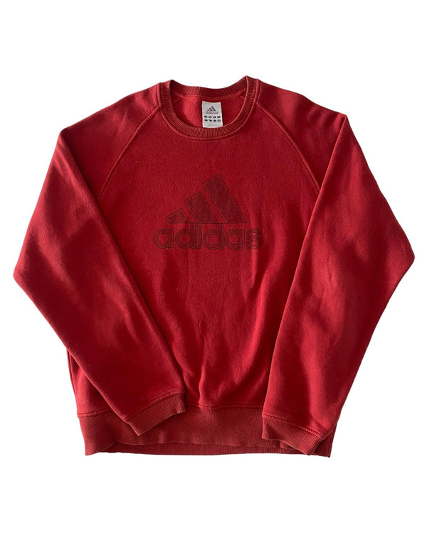 Red Vintage Adidas Logo Sweater Size L by ADIDAS - available on lyonsway.com for 55.00 . Perfect for ADIDAS, RED, size L, €25-€55 .