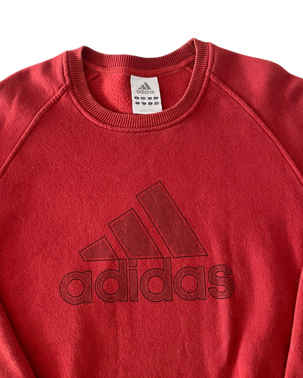 Red Vintage Adidas Logo Sweater Size L by ADIDAS - available on lyonsway.com for 55.00 . Perfect for ADIDAS, RED, size L, €25-€55 .