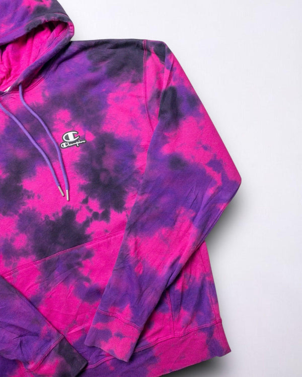 Vintage Champion Tie-Dye Hoodie Size M by Champion - Hoodie available on lyonsway.com for 45.00 . Perfect for .