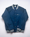 Vintage Champion Varsity Jacket Size L by Champion - Jacket available on lyonsway.com for 60.00 . Perfect for BLUE,CHAMPION,L,size L .