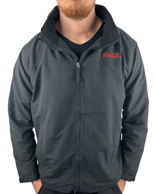 Vintage Coca Cola Jacket Black Size L by COCA COLA - Windbreaker available on lyonsway.com for 44.95 . Perfect for 25-55, BLACK, OTHER BRANDS .