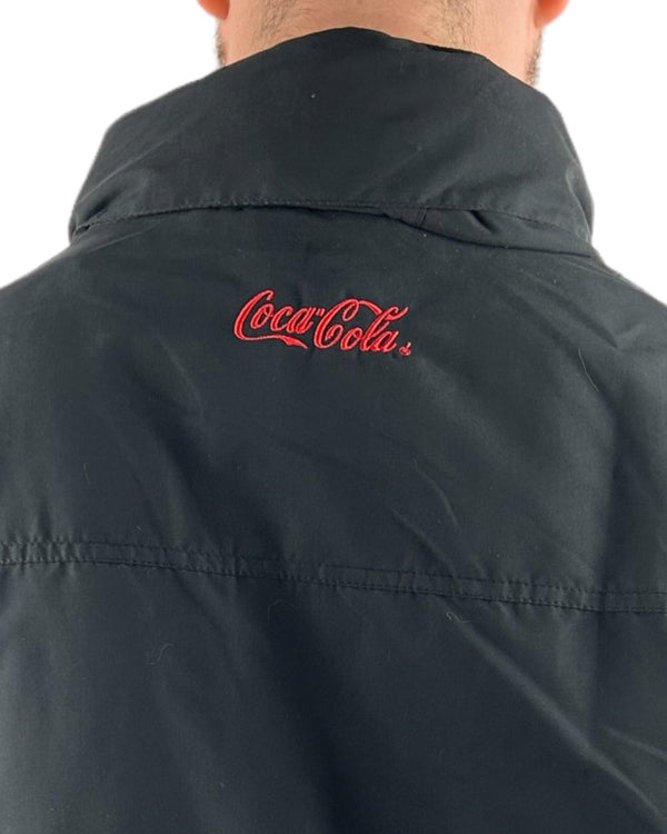 Vintage Coca Cola Jacket Black Size L by COCA COLA - Windbreaker available on lyonsway.com for 44.95 . Perfect for 25-55, BLACK, OTHER BRANDS .
