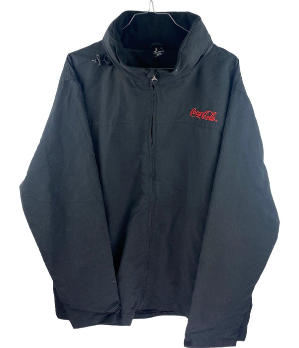 Vintage Coca Cola Jacket Black Size L by COCA COLA - Windbreaker available on lyonsway.com for 44.95 . Perfect for 25-55, BLACK, OTHER BRANDS .