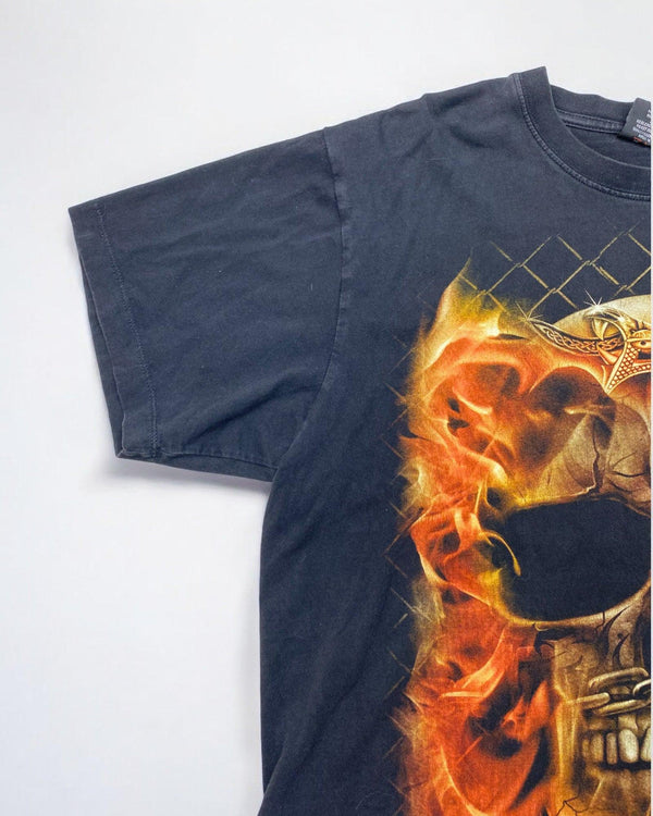 Vintage Graphic Tee With Double Print Size L by Unbranded - Graphic T-shirt available on lyonsway.com for 30.00 . Perfect for L,OTHER BRANDS,size L,€25-€55 .