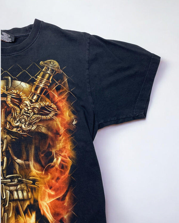 Vintage Graphic Tee With Double Print Size L by Unbranded - Graphic T-shirt available on lyonsway.com for 30.00 . Perfect for L,OTHER BRANDS,size L,€25-€55 .