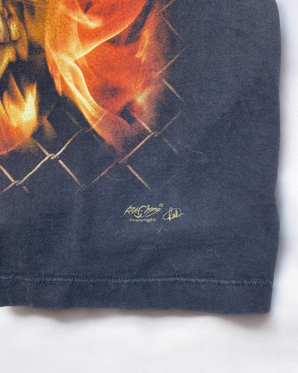 Vintage Graphic Tee With Double Print Size L by Unbranded - Graphic T-shirt available on lyonsway.com for 30.00 . Perfect for L,OTHER BRANDS,size L,€25-€55 .