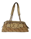 Vintage Guess Bag Beige Gold - Lyons way | Online Handpicked Vintage Clothing Store