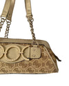 Vintage Guess Bag Beige Gold - Lyons way | Online Handpicked Vintage Clothing Store