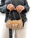 Vintage Guess Bag Beige Monogram Y2K Hand Bag - Lyons way | Online Handpicked Vintage Clothing Store