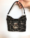 Vintage Guess Bag Dark Denim Monogram Handbag Y2K - Lyons way | Online Handpicked Vintage Clothing Store