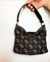 Vintage Guess Bag Dark Denim Monogram Handbag Y2K - Lyons way | Online Handpicked Vintage Clothing Store