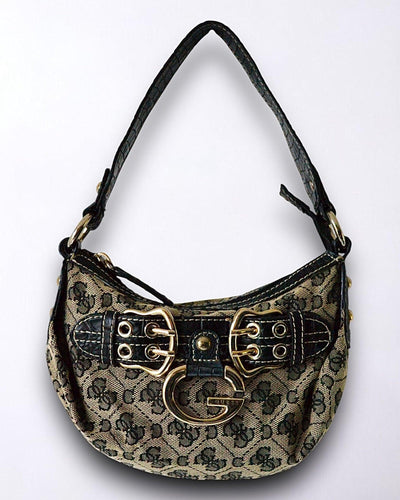 Vintage Guess Bag Gold Retro Y2K by Guess - Shoulder Bag available on lyonsway.com for 139.95 . Perfect for .