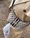 Vintage Guess Bag Grey Monogram - Lyons way | Online Handpicked Vintage Clothing Store