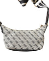 Vintage Guess Bag Grey Monogram - Lyons way | Online Handpicked Vintage Clothing Store