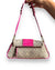 Vintage Guess Bag Grey With Pink - Lyons way | Online Handpicked Vintage Clothing Store