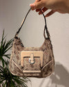 Vintage guess bag latte beige hand bag monogram leather by GUESS - available on lyonsway.com for 69.95 . Perfect for BEIGE, GUESS, €55-€75 .