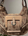 Vintage guess bag latte beige hand bag monogram leather by GUESS - available on lyonsway.com for 69.95 . Perfect for BEIGE, GUESS, €55-€75 .