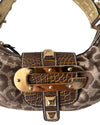 Vintage Guess Bag Panther Gold - Lyons way | Online Handpicked Vintage Clothing Store