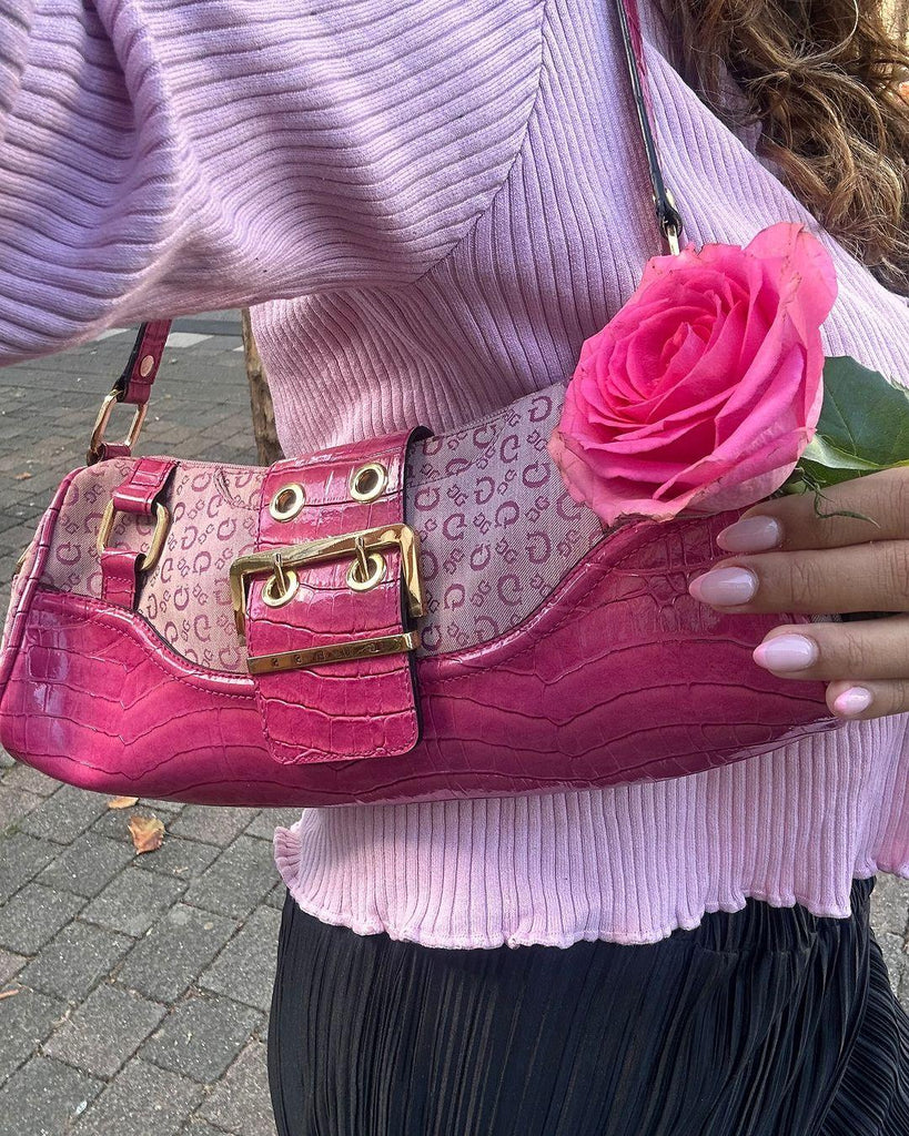 HOT Pink Vintage Guess Bag Pink Guess Bag Vintage Guess Bag