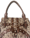 Vintage Guess Bag Rare Beige Monogram - Lyons way | Online Handpicked Vintage Clothing Store