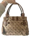 Vintage Guess Bag Rare Beige Monogram - Lyons way | Online Handpicked Vintage Clothing Store