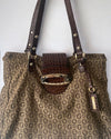 Vintage Guess Tasche Schultertasche Y2K Beige