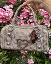 Vintage Guess Bag With Charms Beige Y2K - Lyons way | Online Handpicked Vintage Clothing Store