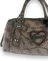 Vintage Guess Bag With Charms Beige Y2K - Lyons way | Online Handpicked Vintage Clothing Store