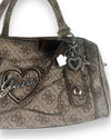 Vintage Guess Bag With Charms Beige Y2K - Lyons way | Online Handpicked Vintage Clothing Store