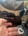 Vintage Guess Bag With Charms - Lyons way | Online Handpicked Vintage Clothing Store