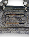 Vintage Guess Monogram Small Handbag: Timeless Elegance in Grey - Lyons way | Online Handpicked Vintage Clothing Store