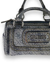 Vintage Guess Monogram Small Handbag: Timeless Elegance in Grey - Lyons way | Online Handpicked Vintage Clothing Store